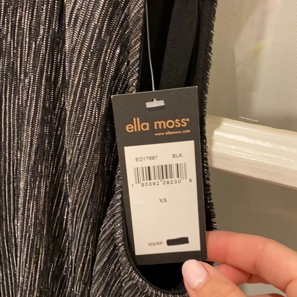 Ella Moss Metallic Ruffle Dress - Picture 4 of 4